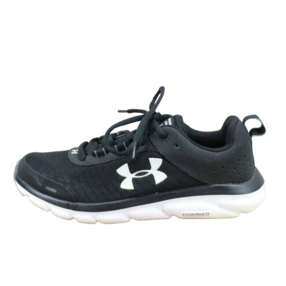 Under Armour Shoes - Under Armour Charged Assert Black Nylon Mesh Sneaker Running Shoes Size 8.5